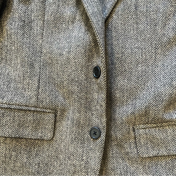 Gap Vintage Menswear Plaid Brown Oversized blazer - Picture 9 of 12